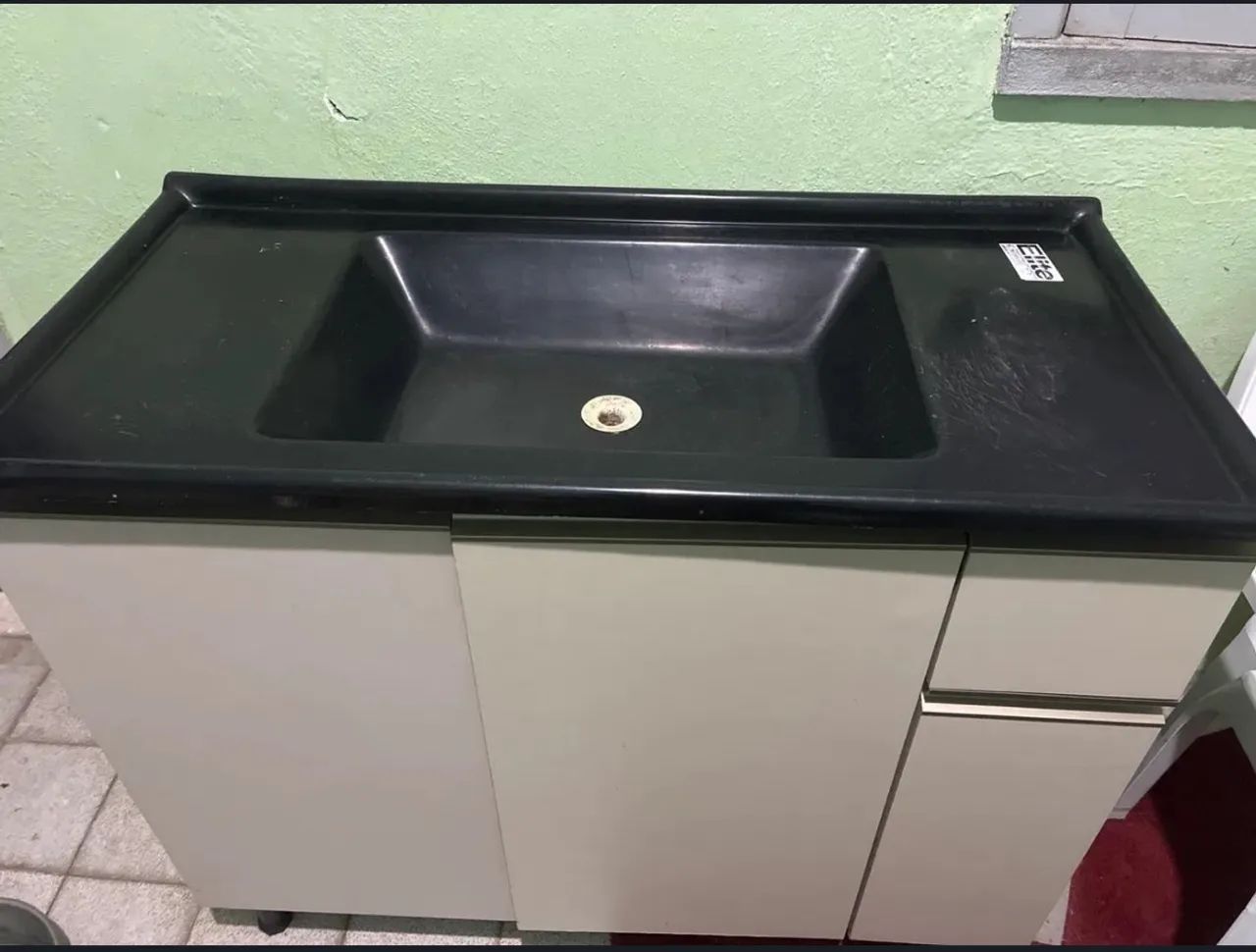 Balcão de mdf com pia