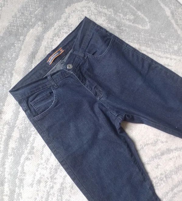Calça jeans masculina azul escuro  - Foto 2