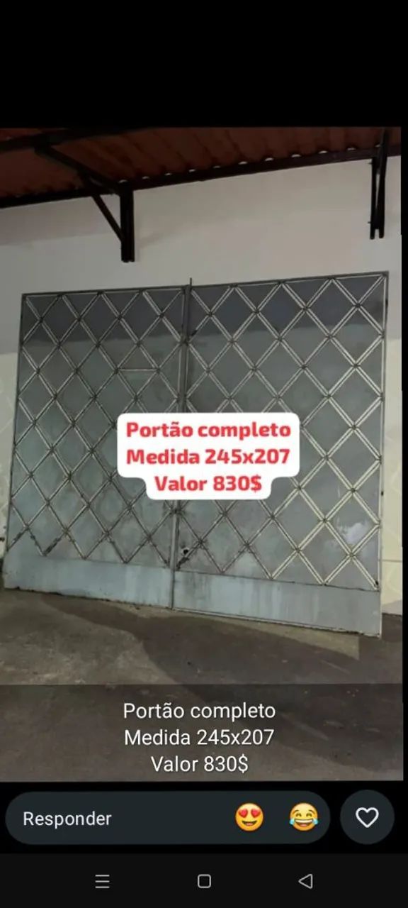 Portão de ferro  - Foto 2