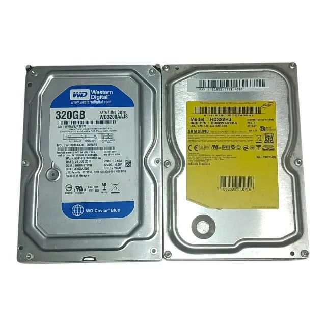 Lote de 2 HDD de 320GB no Estado