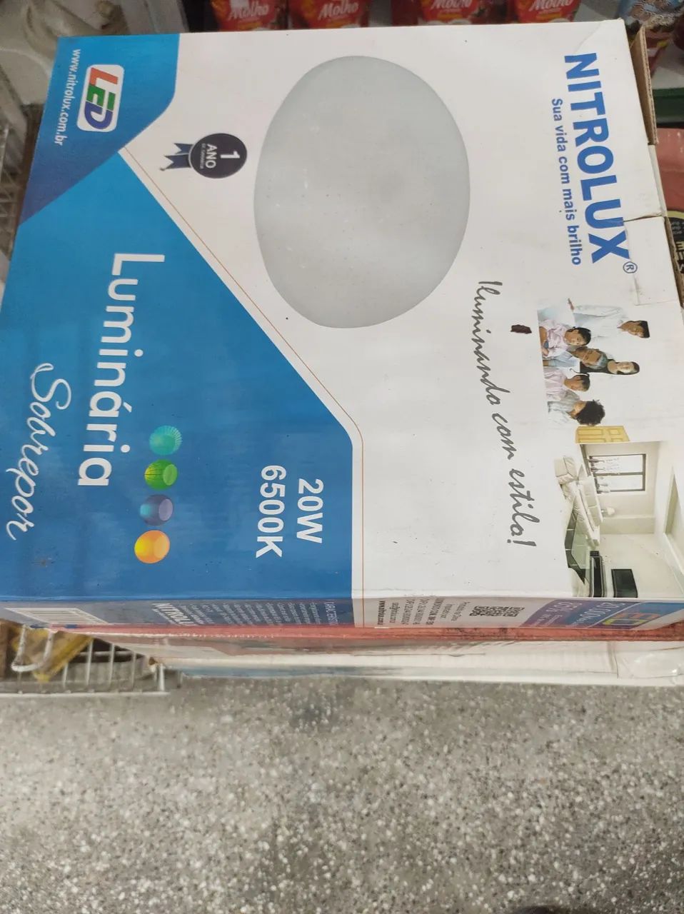 Luminária led Nitrolux sobrepor 