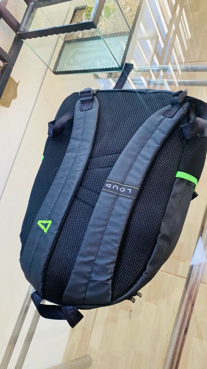 Mochila verde e preta  - Foto 2