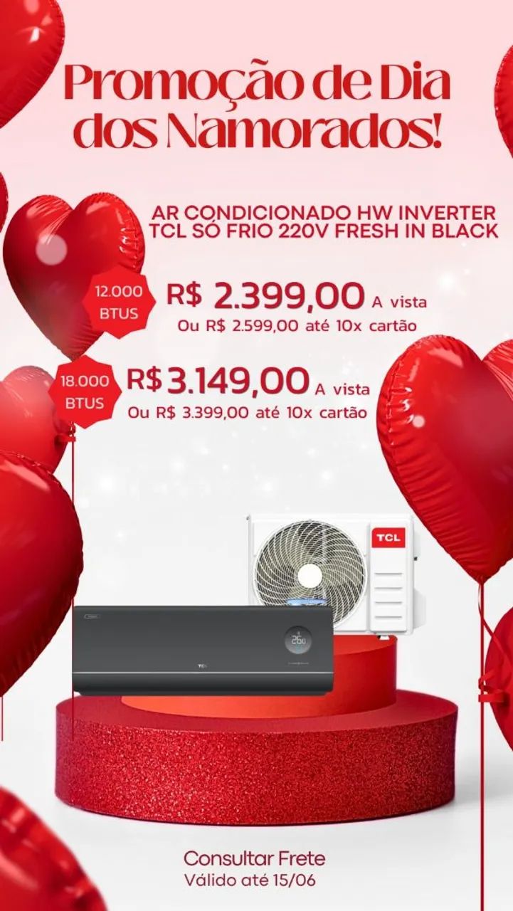 Ar condicionado novos 