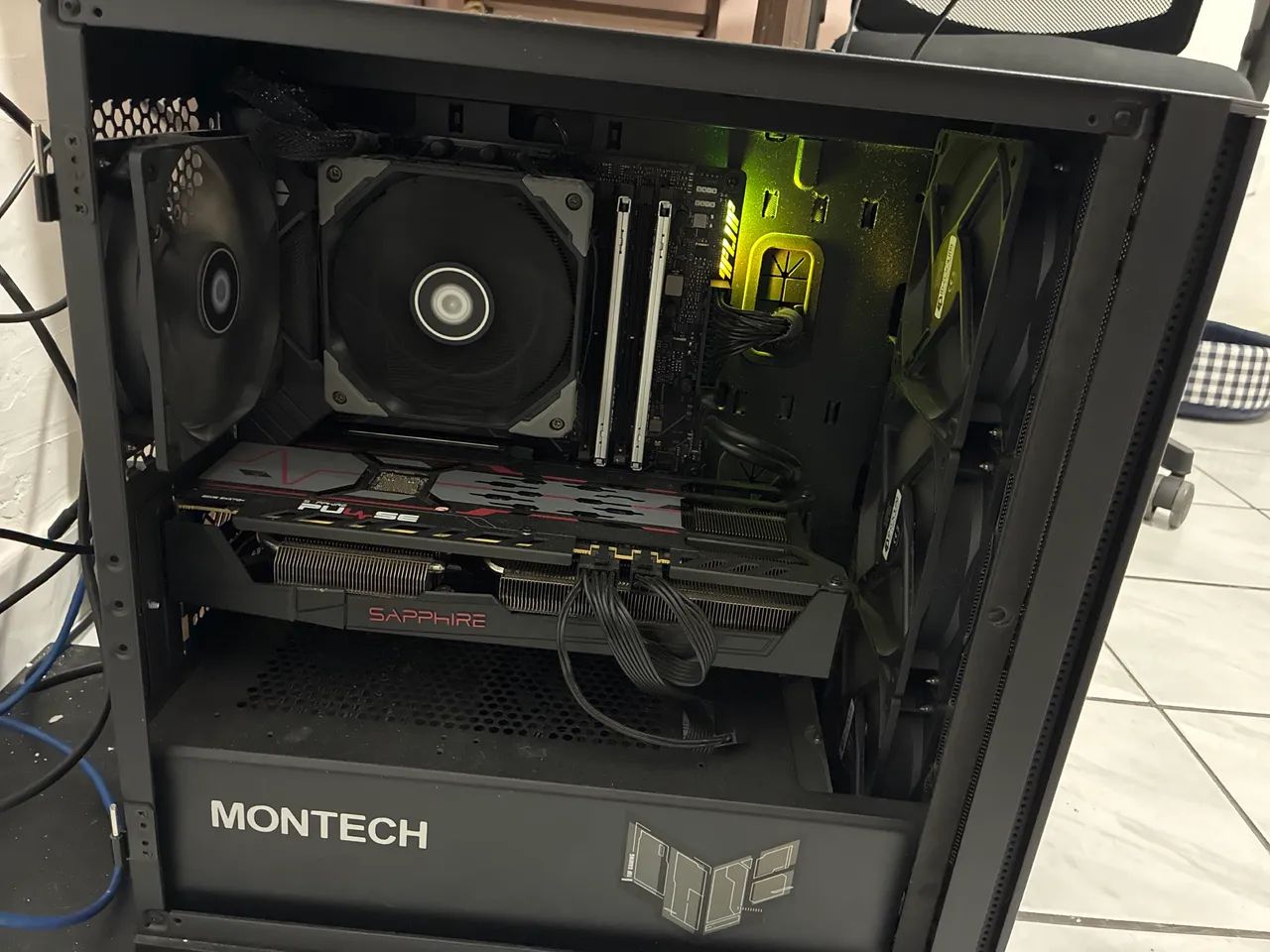 Pc gamer i5 12 geração + Rx 5700 + 3TB NVMe
