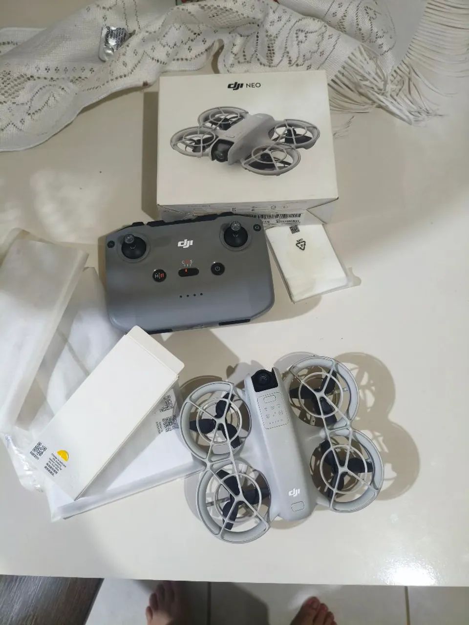 Drone dji neo com controle super novo