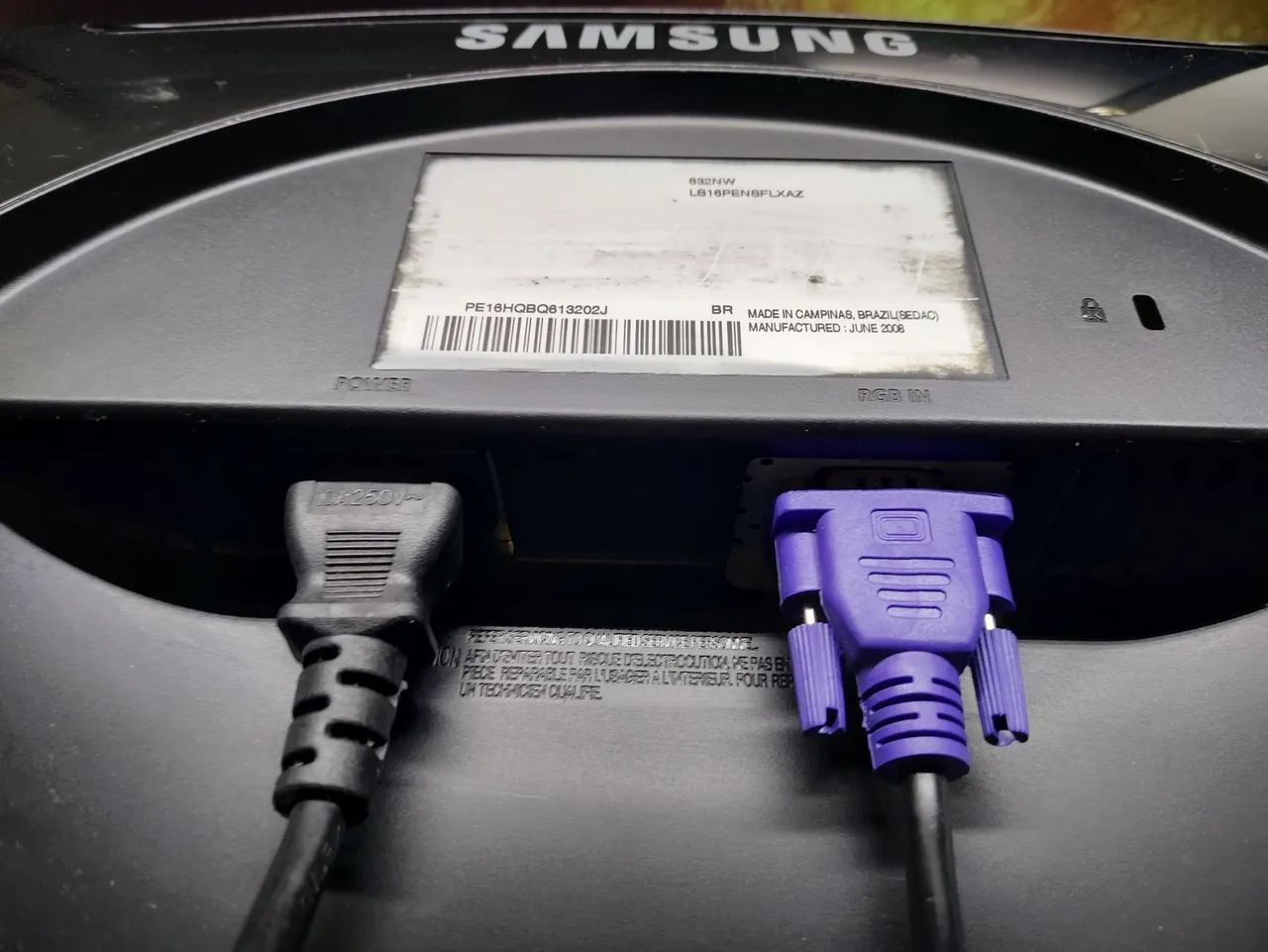 Monitor Samsung LCD 15" Polegadas VGA - Foto 4