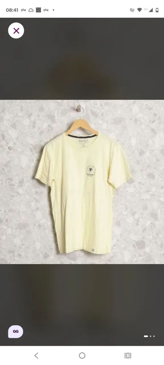 Camisa amarela hunder