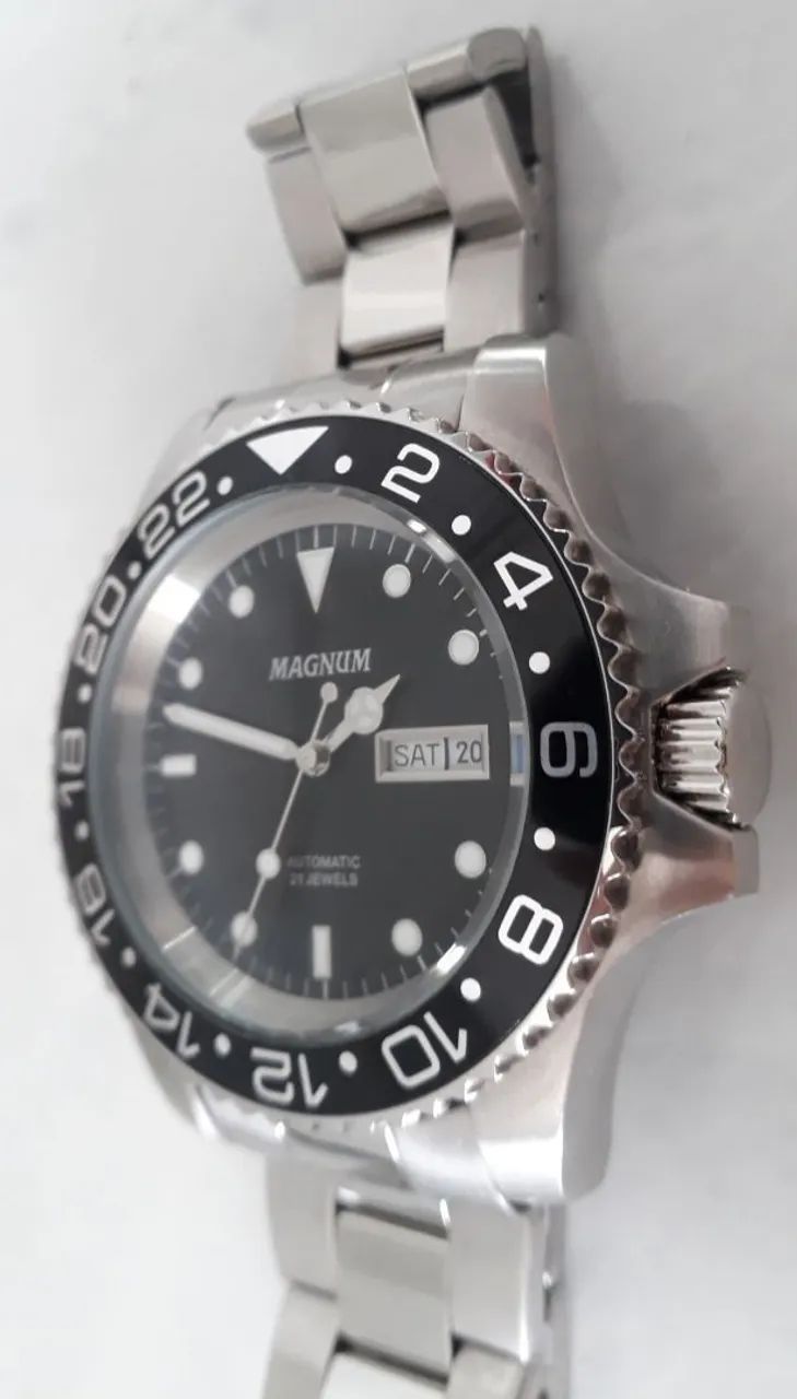 Relógio original raro exemplar MAGNUM AUTOMÁTICO DIVER , em estado de novo  - Foto 2