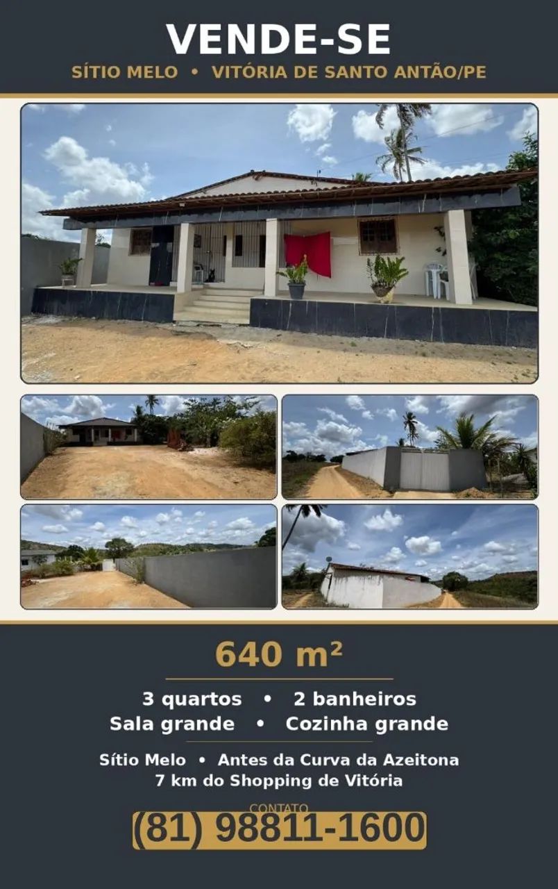 Vendo casa em vitória de santo Antão 
