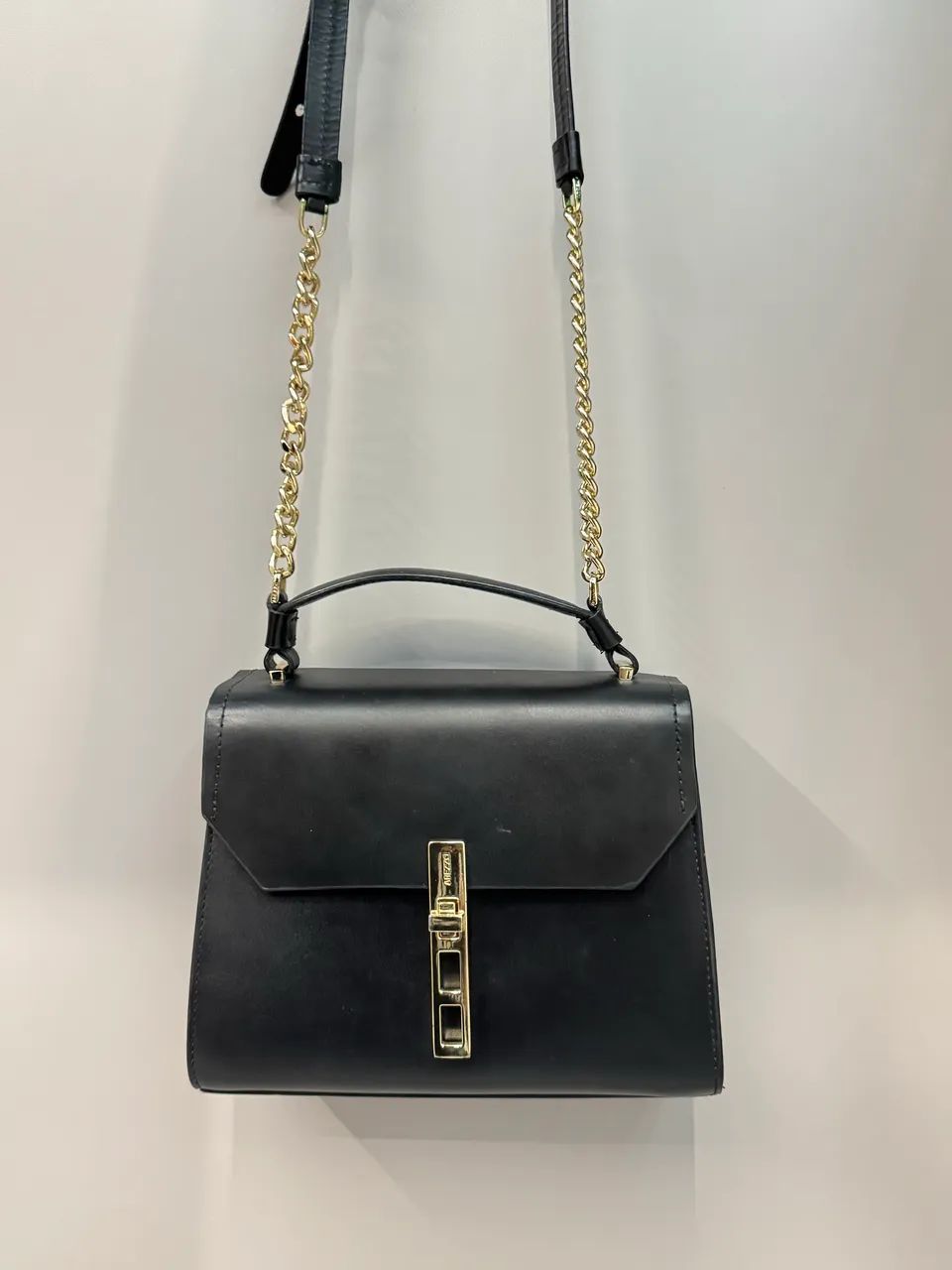 bolsa arezzo preta couro - Foto 2