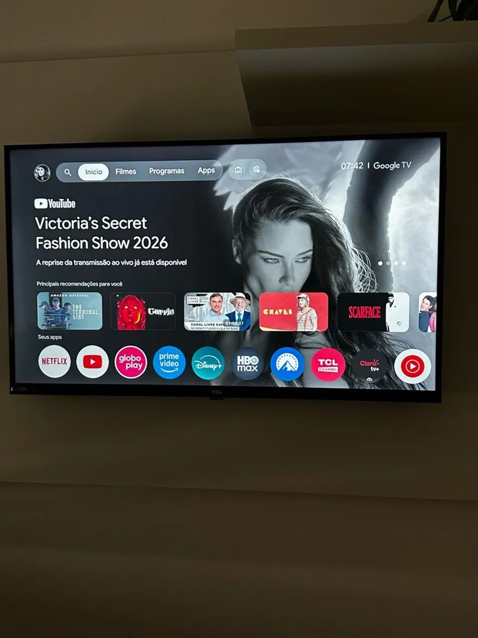 Smart Tv Tcl 32 Polegadas Qled Full Hd - Foto 2