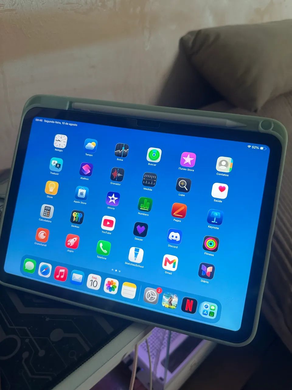 iPad 10ª geração 64gb azul impecável!  - Foto 4
