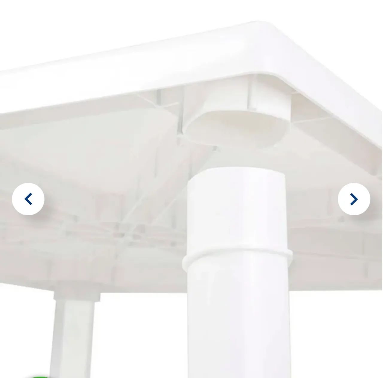 Mesa Plástica Quadrada 84cm Desmontável  - Foto 3