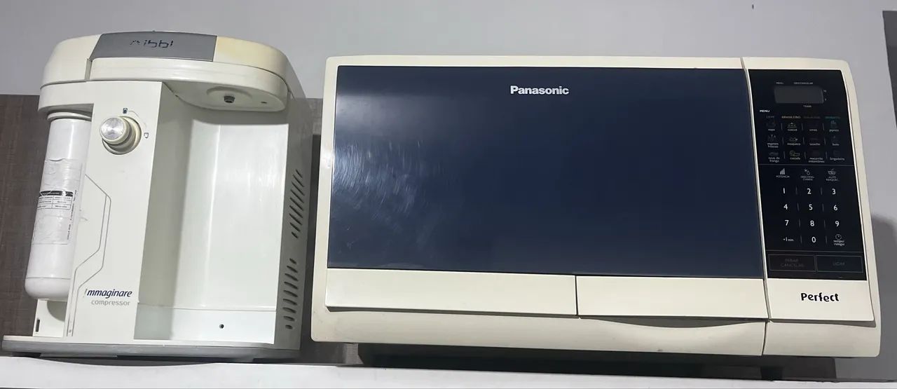 Microondas e bebedor