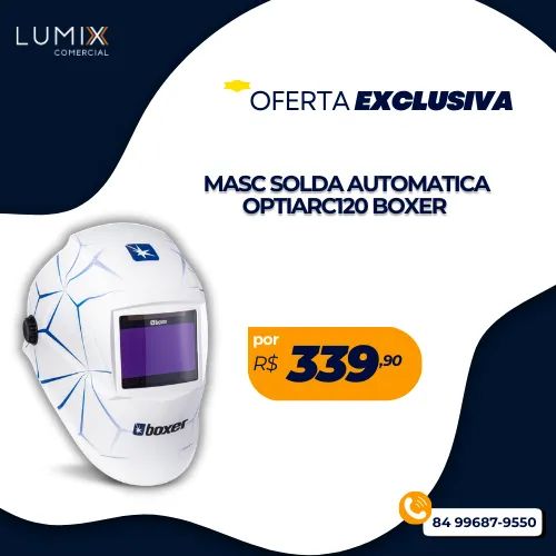 MASCARA DE SOLDA AUTOMATICA OPTIARC120 BOXER