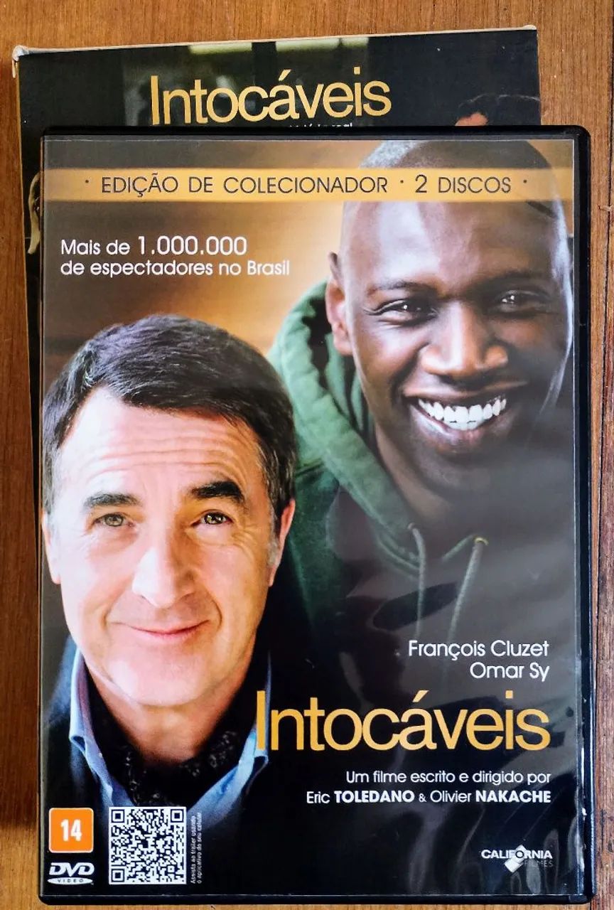 DVD Duplo INTOCÁVEIS Edição de Colecionador (com luva) - CDs, DVDs