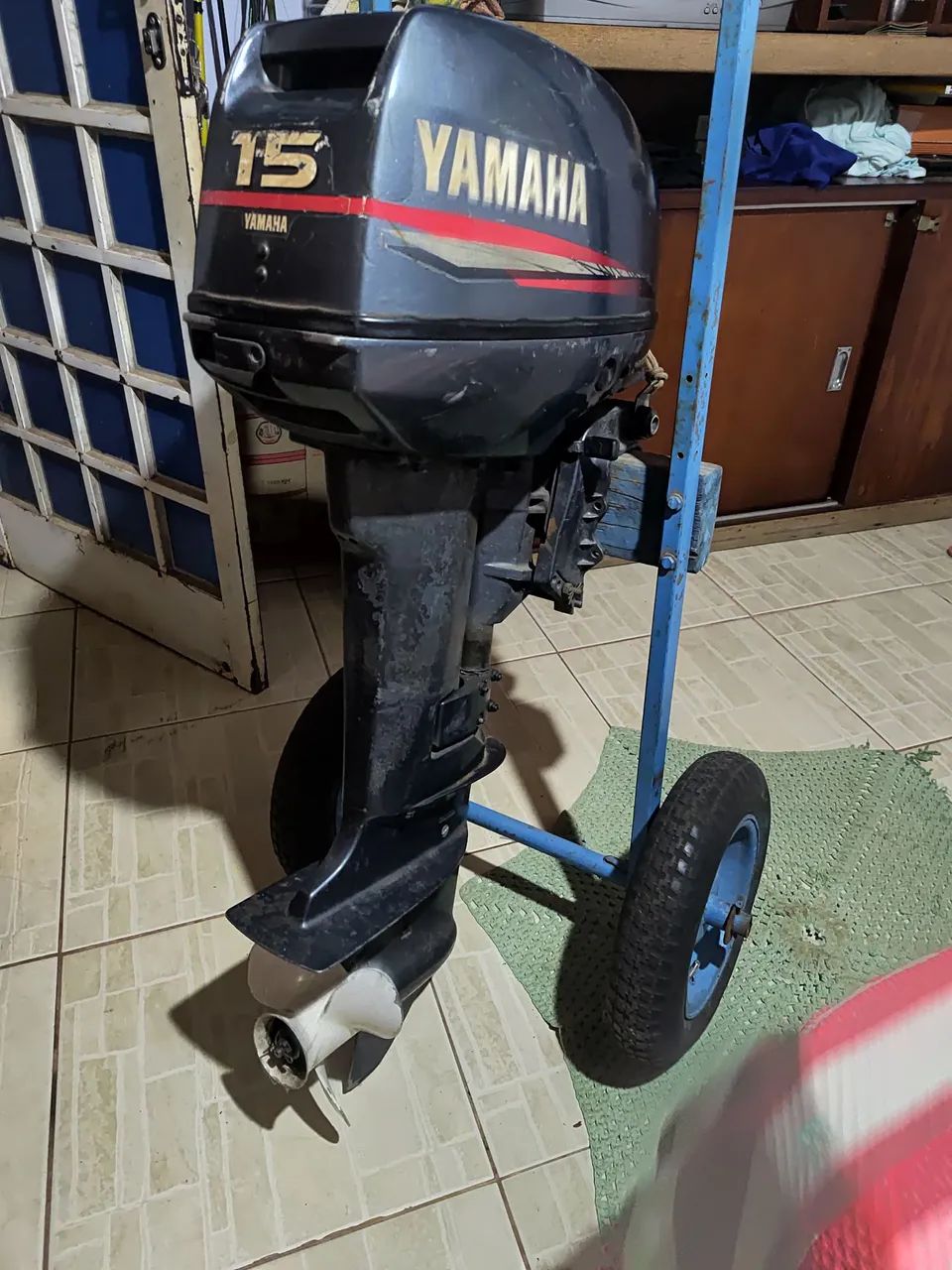 Vendo ou troco por carro ou moto Kits de pesca barco motor e carreta documentos todos ok  - Foto 2