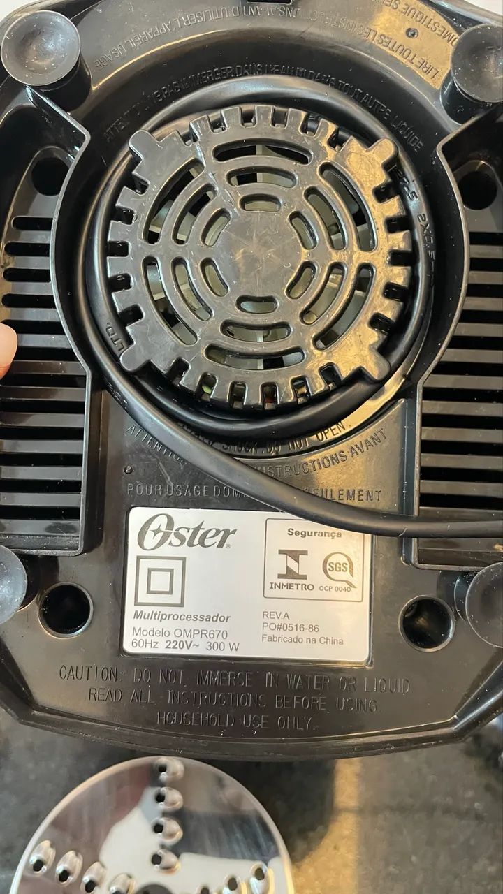 Processador de Alimentos Oster 3 em 1 OMPR670 300W - Funcionando Perfeitamente - Foto 6