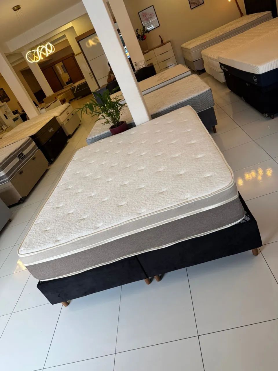 Cama box Queen SEMINOVA TOP - ENTREGO  - Foto 2