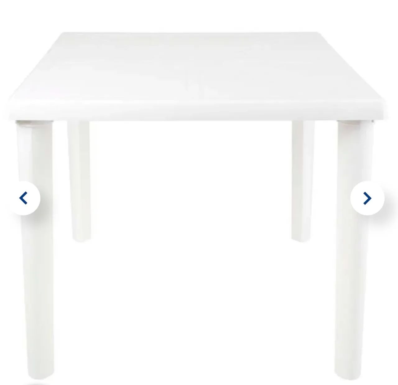 Mesa Plástica Quadrada 84cm Desmontável  - Foto 4