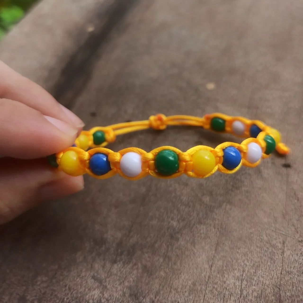 Pulseira shambala cores do Brasil  - Foto 4