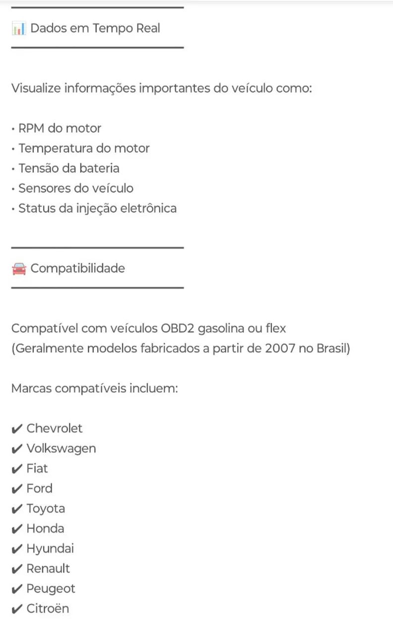Scanner automotivo Obd2 - Foto 3