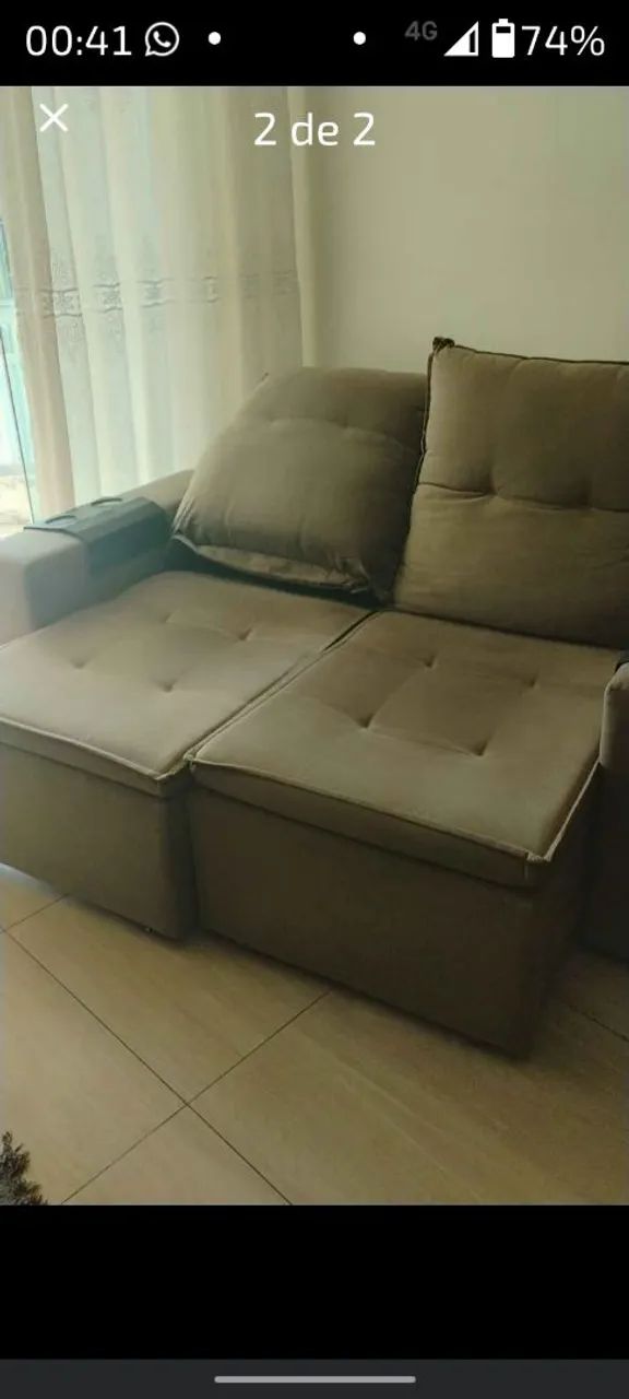 Sofá 2 lugares