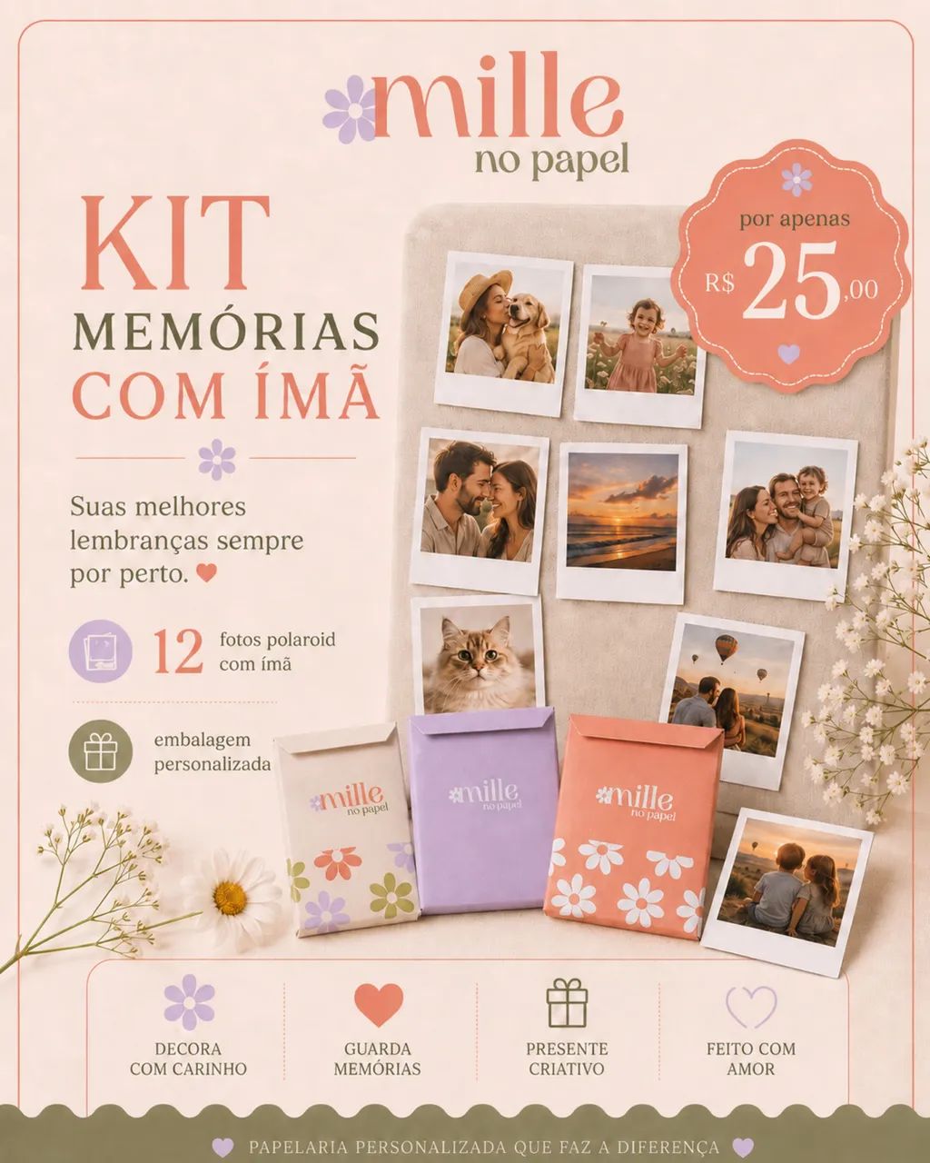 Papelaria personalizada 