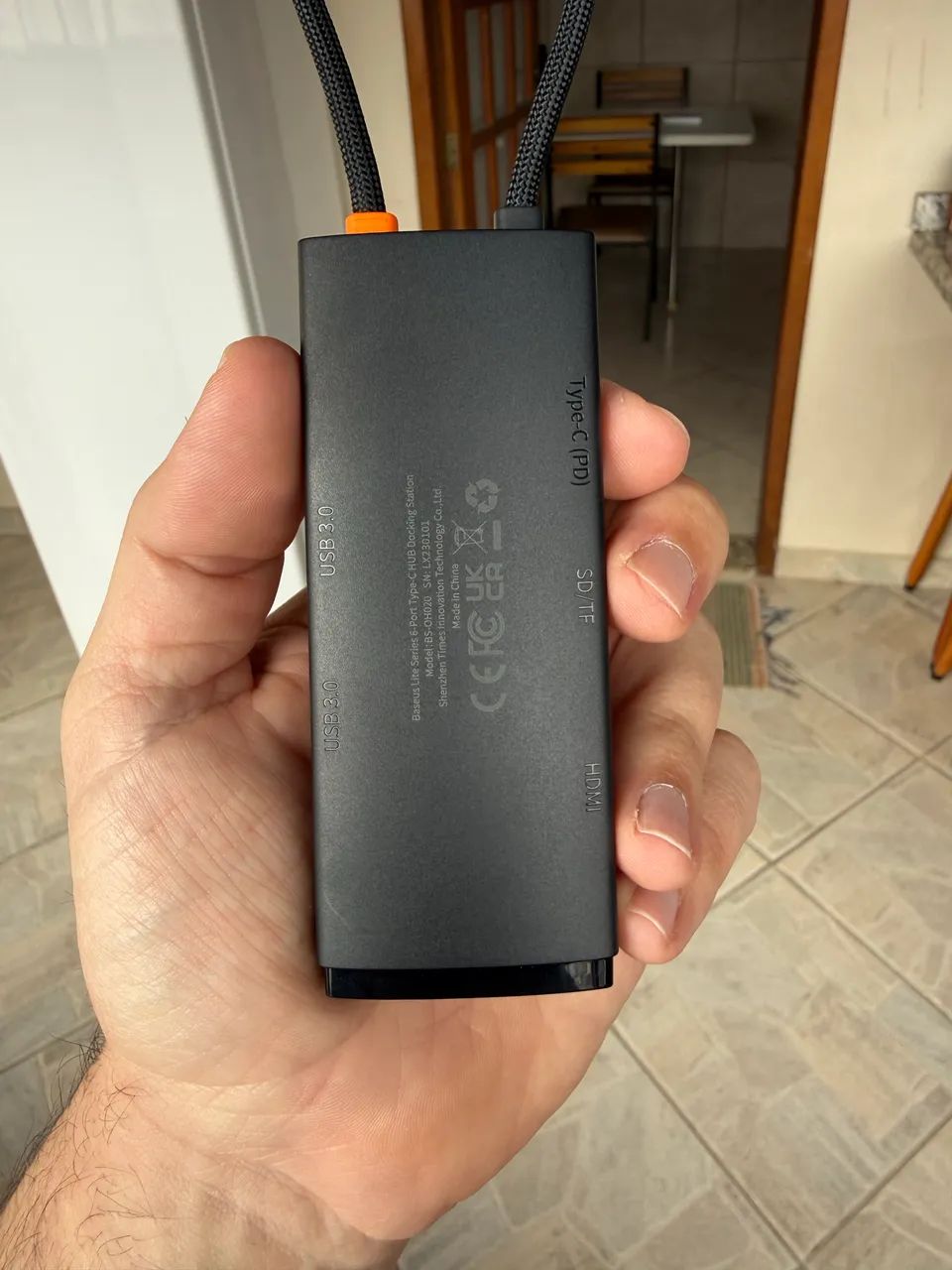 Hub Adaptador Baseus USB-C 6 em 1 - Foto 2