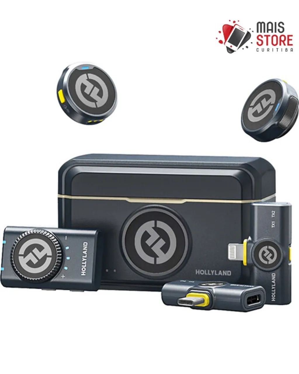 Microfone Hollyland Lark M2 Lightning / Tipo C (Combo) - Pronta Entrega - Foto 5