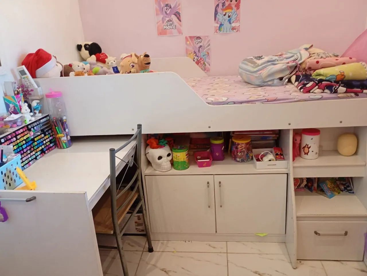 Cama com escrivaninha acoplada  - Foto 4