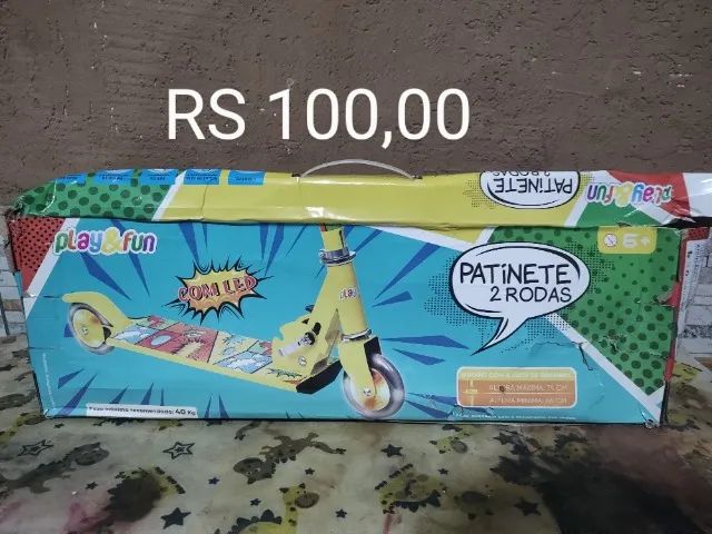Patinete play e Fun com LED