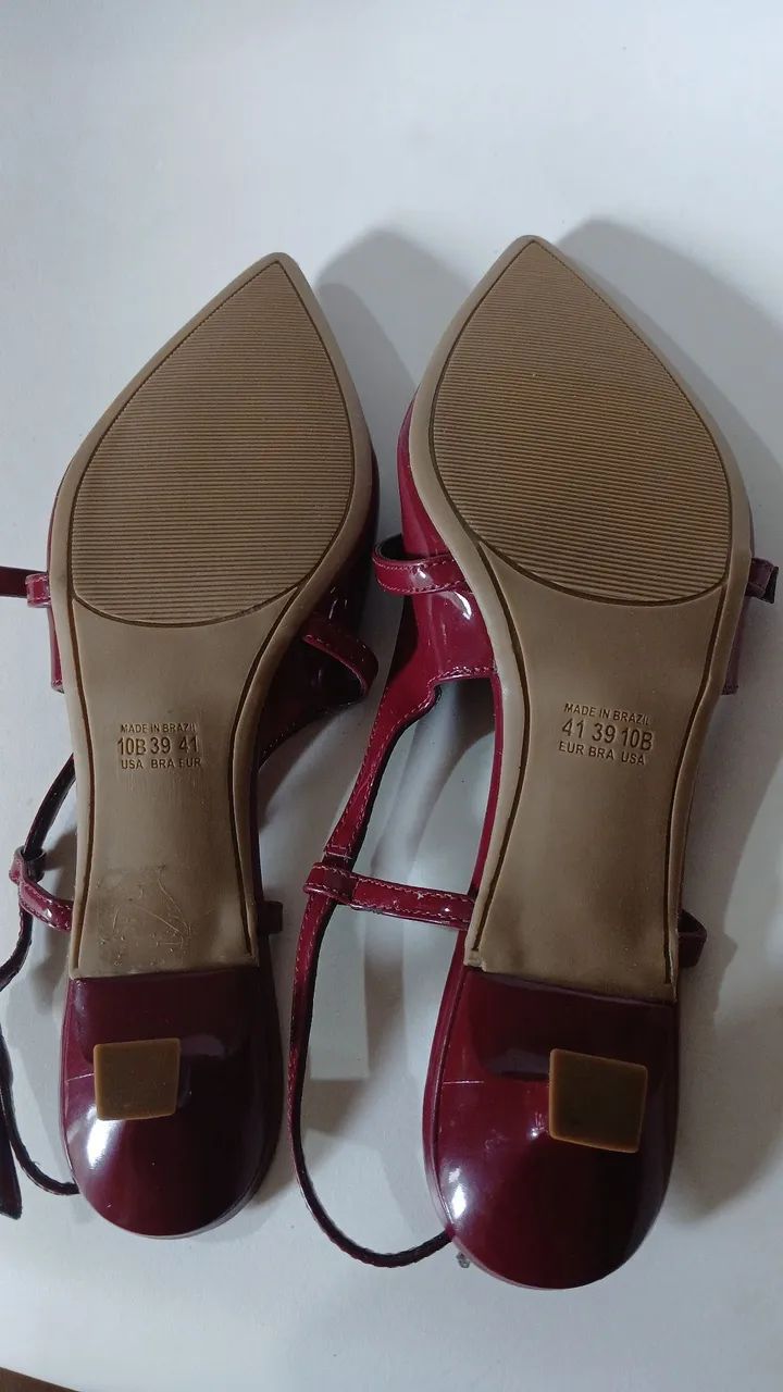 Scarpin Sling-back Constance Bordô - Foto 4