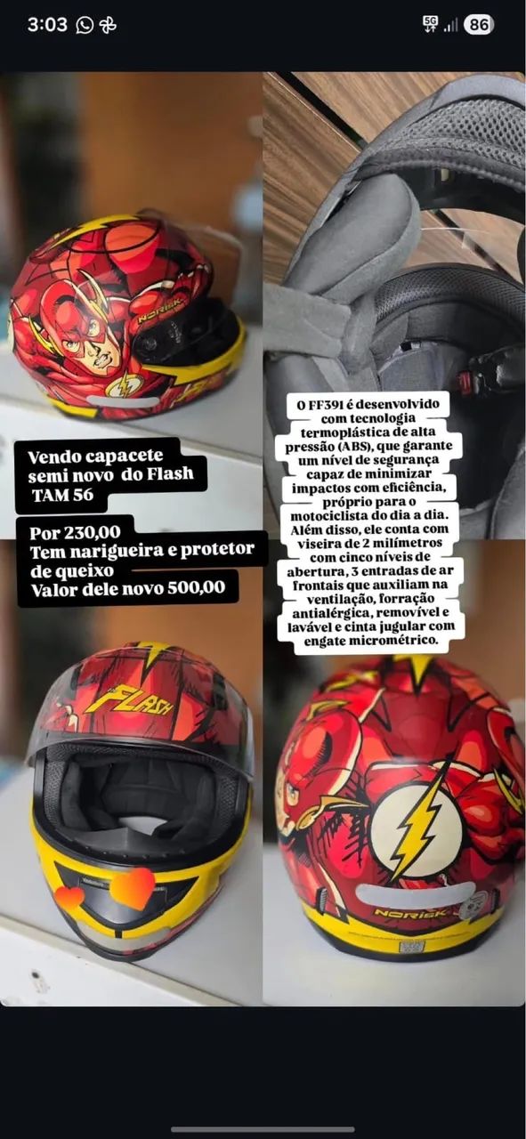 Vendo capacete 