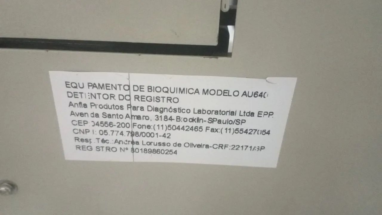 Analisador Automático Bioquímico OLYMPUS AU640 - Foto 5