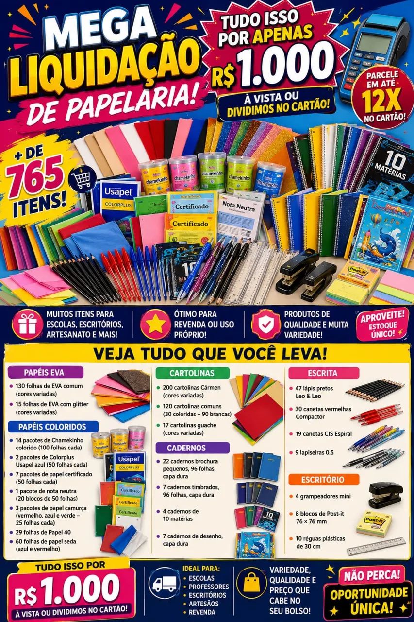 MATERIAIS DE PAPELARIA