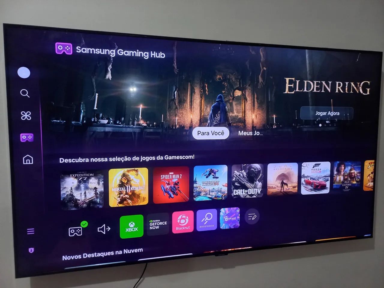 Vendo TV Samsung 55 polegada 4k com Bluetooth e xbox - Foto 3