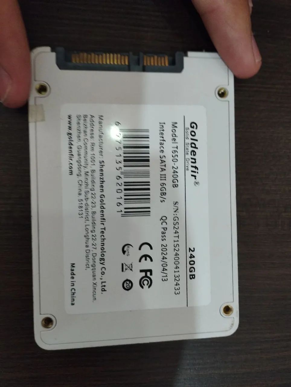 Ssd de 240 gb novo  - Foto 2