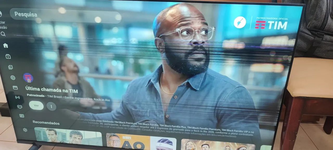 Smart TV HQ 50" (com listras) - Foto 3