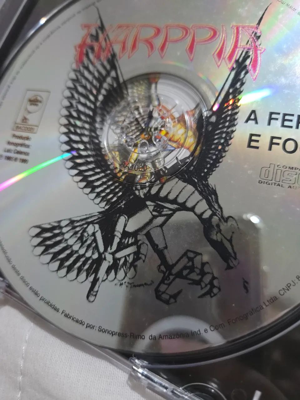 Cd Harppia - A Ferro e Fogo - Foto 3