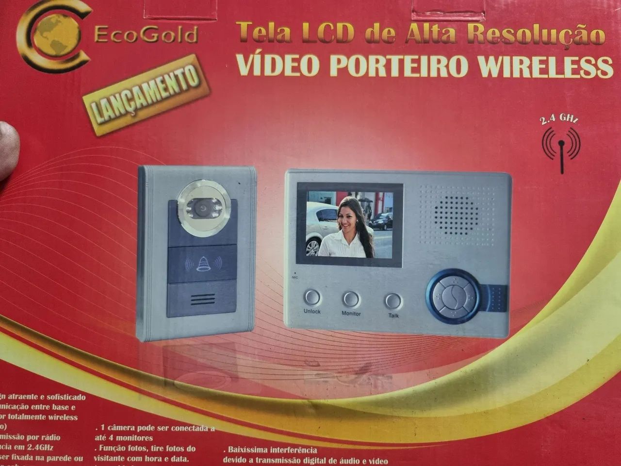 Video porteiro wireless 