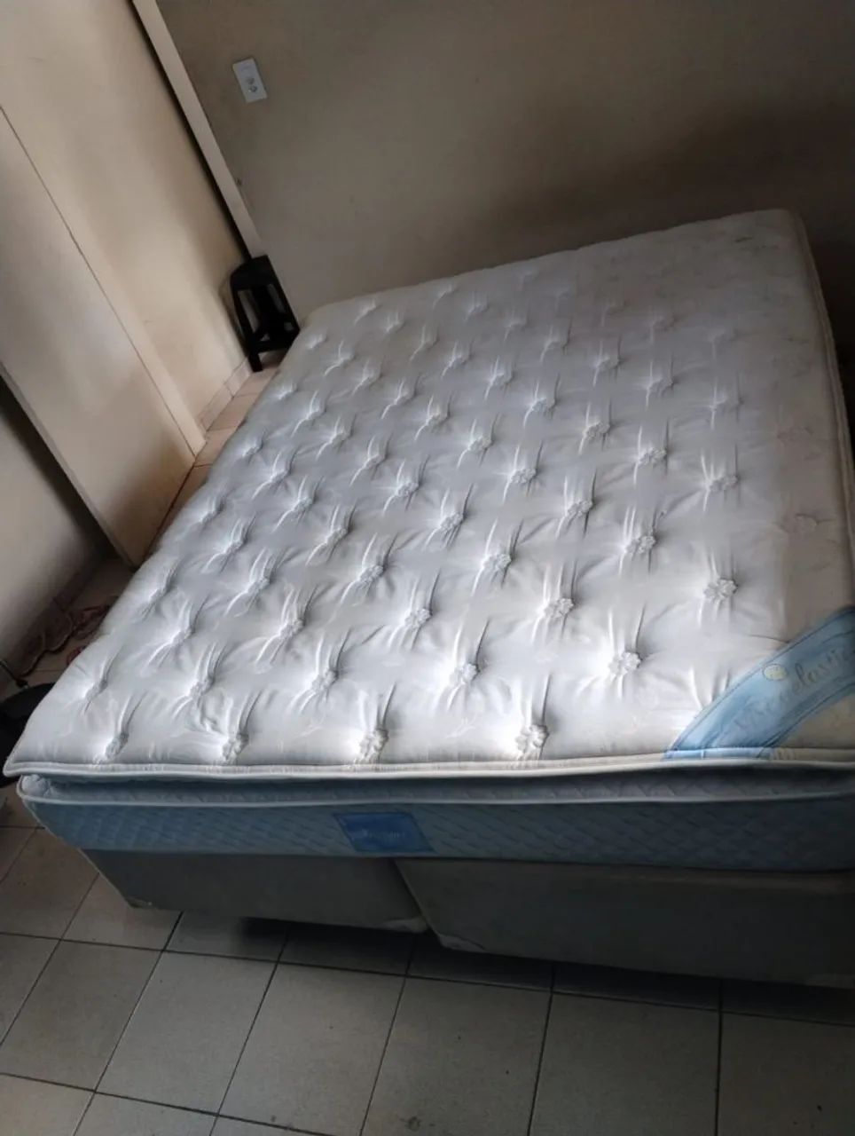 Cama box Queen size Colchão molas ensacandas bambú  - Foto 5