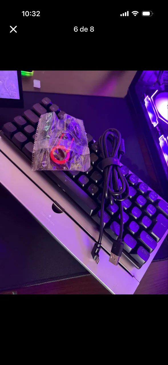 Teclado Redragon FIDD MAGNÉTICO  - Foto 2