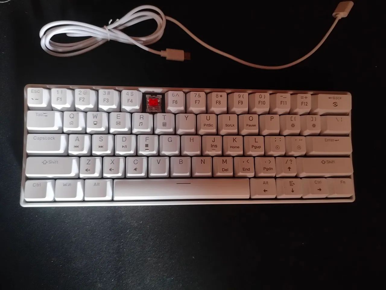Teclado mecânico switch red