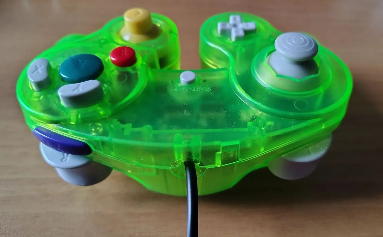 controle game cube verde - Foto 4
