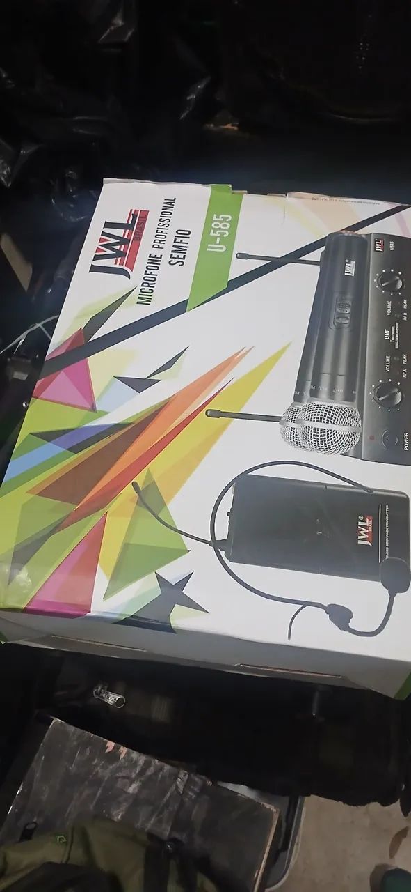 Microfone sem fio jwl duplo - Foto 4