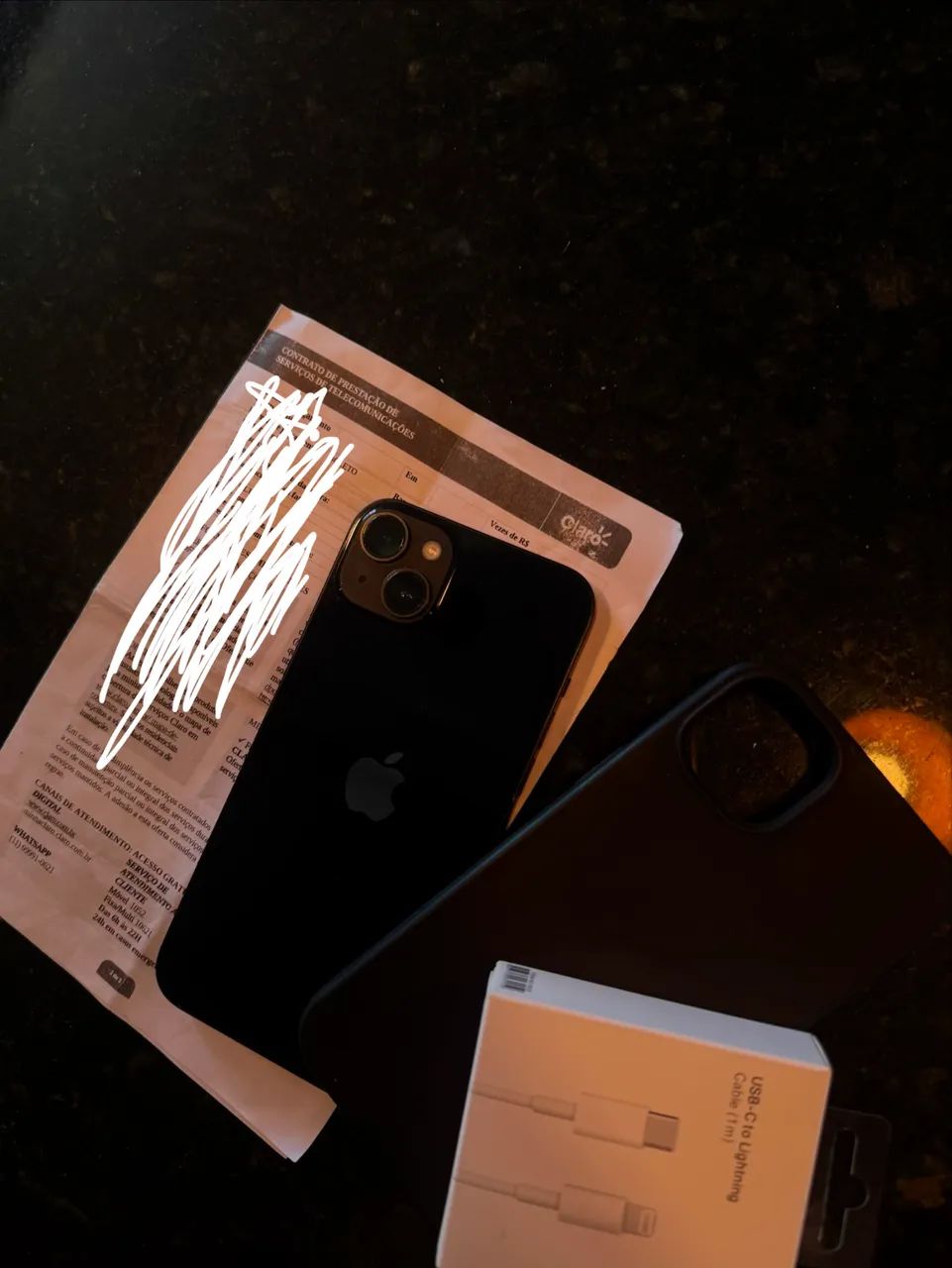 iphone 14 plus com nota fiscal  - Foto 3