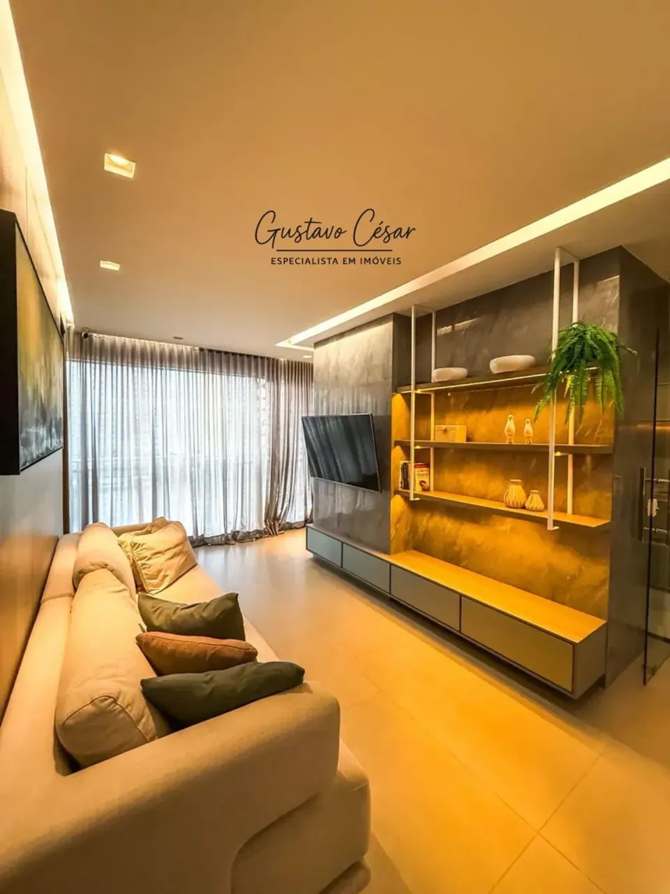 Aivia Cube Península | 82m² | 2 Suítes | Nascente e Super Ventilado - Foto 3