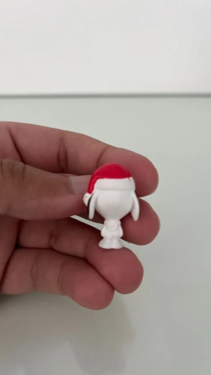 Snoopy de Touca de Natal - Boneco Coleção Cacau Show - Foto 4
