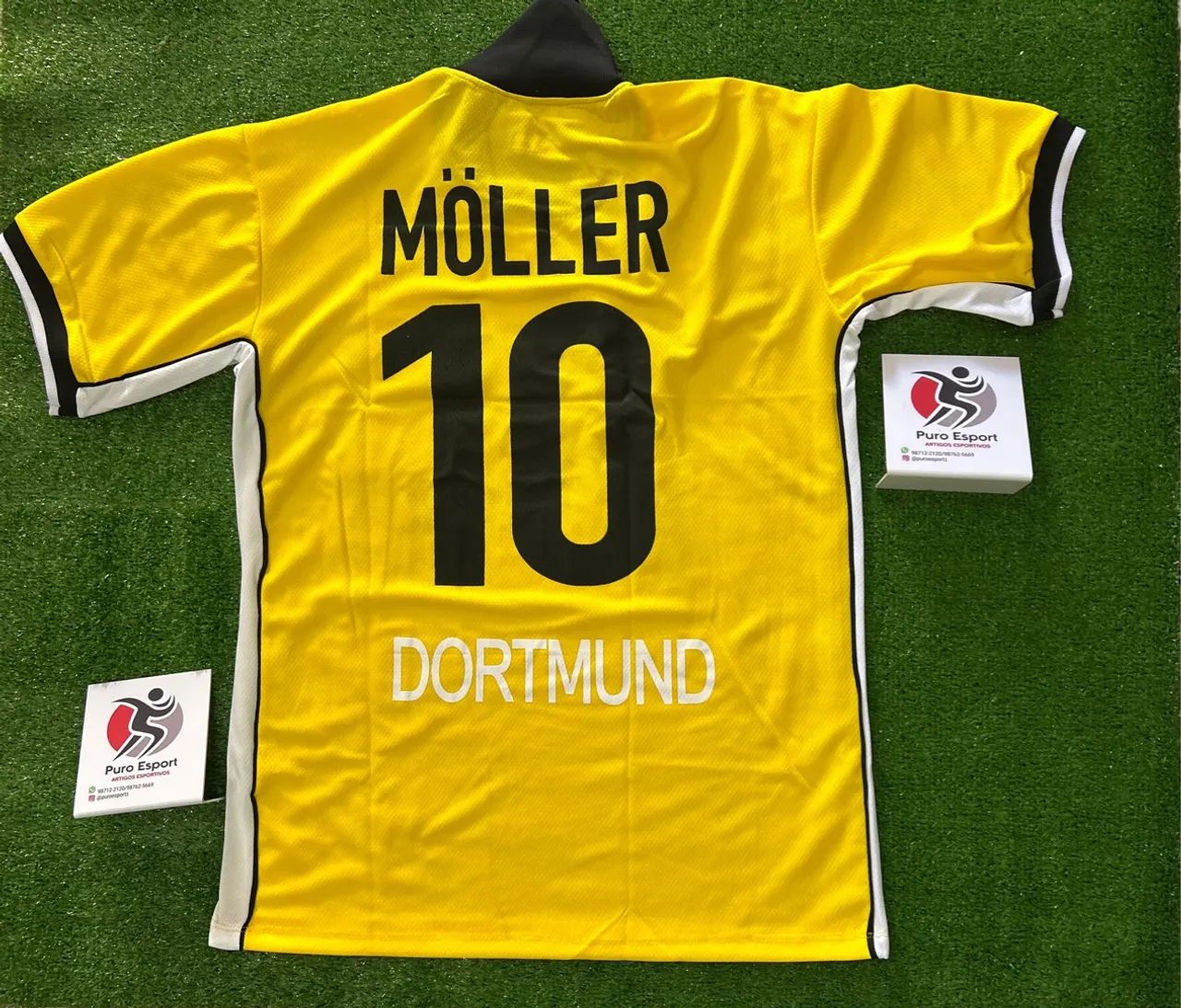 Camisa retrô do Borússia Müller  - Foto 2